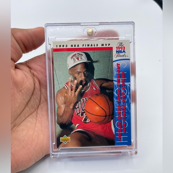1993-94 Upper Deck - The 1993 NBA Finals Michael Jordan #204 - Picture 2 of 3